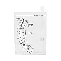Fdit Quadratisches Salzwasser Hydrometer Salzwasser Salzgehalt Messgerät Genaues Automatisches Hydrometer Salzwasser Salzgehalt Messgerät für Aquarien