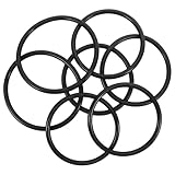 Cabilock 7stücke Gummiringe für Klangschalen aus Kristall zum Sicheren Fixieren Buddhistischer Schalen Dekorationselement für Buddhismus-produkte