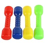 Kids Dumbbells Set 4pcs Children's Dumbbell Small Adjustable Dumbell Dumbls Safety Exercise Toys Baby Barbell Educational Handle Mini Toddler Weights For Hand Barbells Workout Equipment