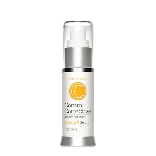 Control CorreCTIVE Crystal C Suero, 1 onza - Ilumina, hidrata y combate el daño diario de foto, ácido hialurónico y vitamina C, suero concentrado