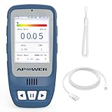 APOWER Geiger Counter Nuclear Radiation Detector, Portable Handheld Dosimeter Beta, Gamma, X-ray Detection, LCD Display Radiation Monitor Meter, Radioactive Device for Home, Lab, and Emergency Use