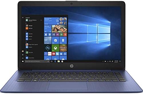 HP Stream - 14-cb116ds 14" Intel Celeron N4000 1.1 GHz Intel UHD Graphics 4 GB RAM 64 GB eMMC W10 Home in S Mode BT Webcam Royal Blue