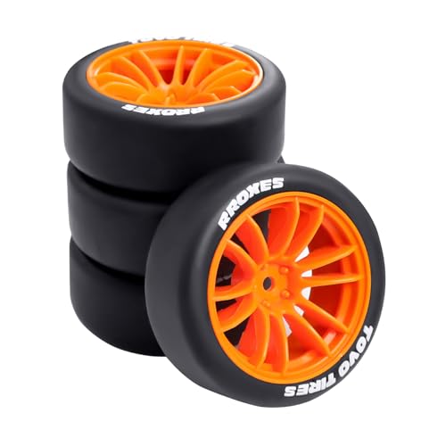 12mm �Z�p 66 * 26mm �^�C���z�C�[�� 1/10 LC PTG-2R �^�~�� 1/10 XV01 xv02 HSP MJX 10303 10304 xts-s10/ �����[�t�H�[�h�p(�I�����WB)