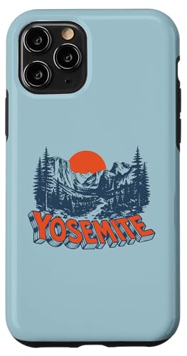 Retro Yosemite National Park Vintage Style Classic �X�}�z�P�[�X iPhone 11 Pro �p