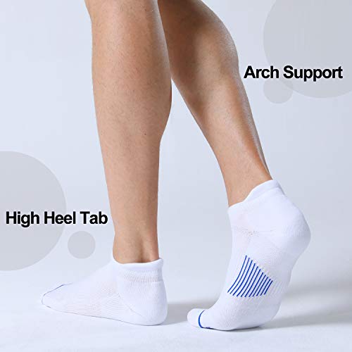 Fitrell 6 Pack Men'S Ankle Running Socks Low Cut Cushioned No Show Athletic Sports Socks thumb #4