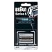 Braun Series 5 52S Shavers Replacement Foil and Trimmer Head Cassette with Ultra-Active-Lift Middle Trimmer and Crosshair Designed Foil, Silver
