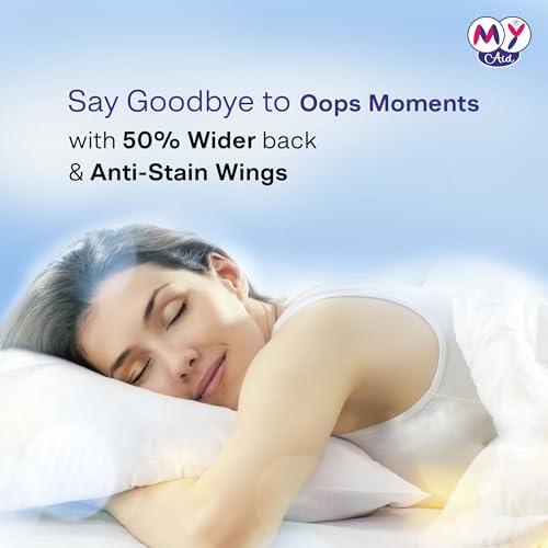 Image of JOYFUL Sanitary Pads for Women - 36 Pieces | Soft, Comfortable, Leak-Proof, Rash-Free & Odour Control Pads