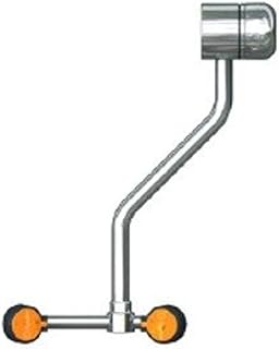 GUARDIAN GBF1849 Brass Deck Mounted Barrier-Free Eyewash, Auto-Flow, 90 Degree Swing-Down, 20 lb.