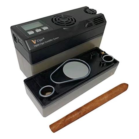 Le Veil iCigar DCH-12V6 Electronic Digital Intelligent Cigar Humidifier Cover