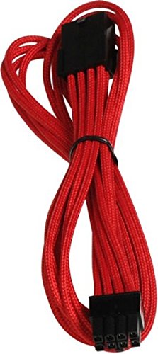 Preisvergleich Produktbild BITFENIX Verlängerungskabel (8-Polig PCIe), 45 cm rot / schwarz