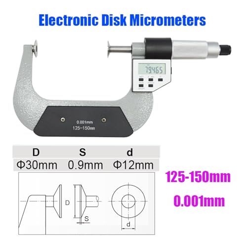 Micrómetro de Disco Electrónico 0-25mm a 125-150mm miniatura 2