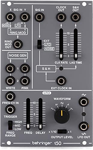 Behringer 150 RING MOD/NOISE/S&H/LFO Legendary Analog Ring Modulator/Noise/S&H/LFO Module for Eurorack