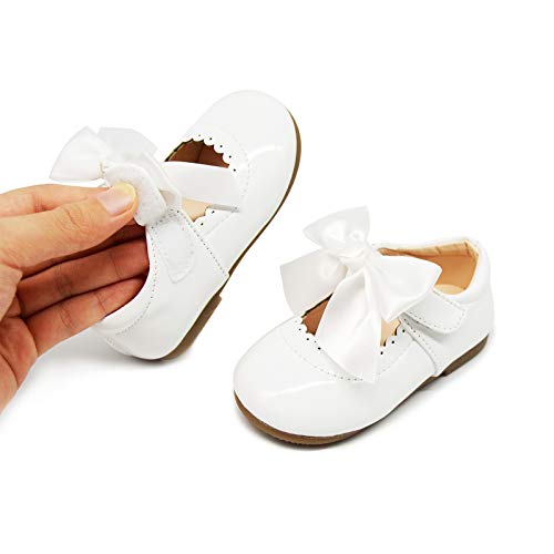 Timatego Toddler Baby Girls Dress Shoes Ballet Sparkle Wedding Party Princess Mary Jane Ballerina Flats Shoes for Girls3