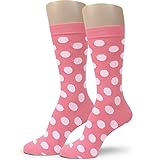Spotlight Hosiery Elite Quality Men's Groomsmen Gift Polka Dots Dress Socks