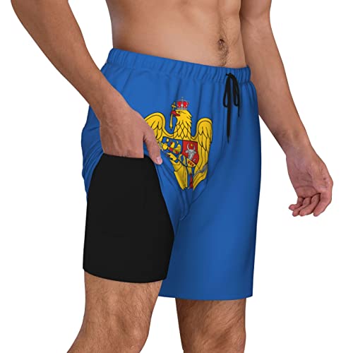 Short de bain compression homme Roumanie anti-frottement doublé