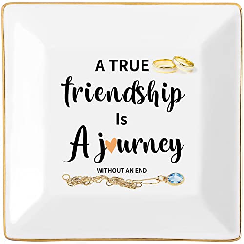 Image of Friendship Gift Best Friend Birthday Gifts for Women Friends Trinket Dish
