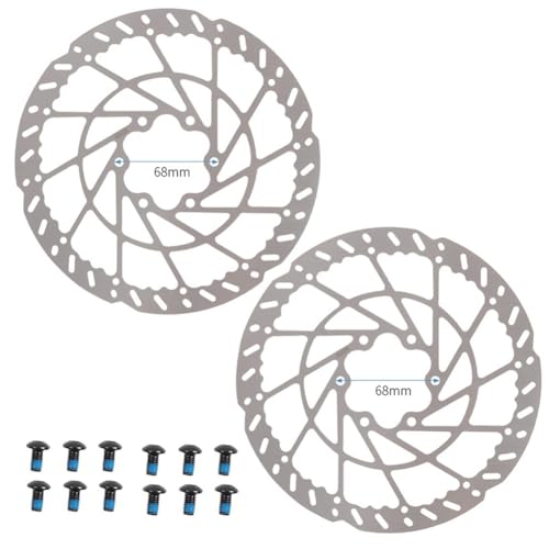 EpheyFIF Freno a Disco Per ROTOR 220mm 6Hole 44/68mm Ebike Bicicletta Elettrica 2.3MM MTB Freni A Disco Idraulici Pastiglie Accessori Bici