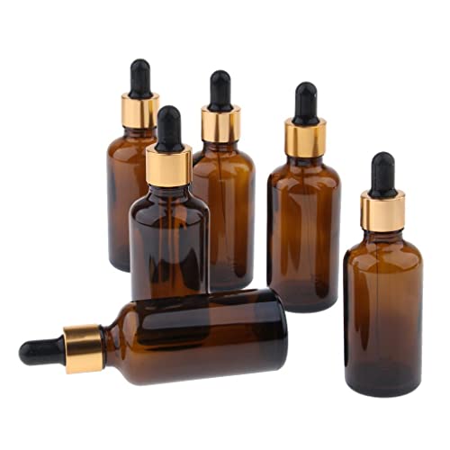 YWJLQH Portable Glass Dropper Bottles Set for and Perfumes, 100ml