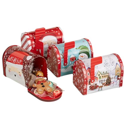 Boîte aux lettres de Noël en fer pour centraliser vos enveloppes de fête