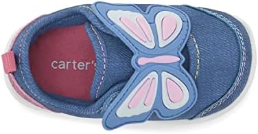 Carter's Every Step Girls Ladonna2 Sneaker, Blue, 4.5 Toddler | Image 4