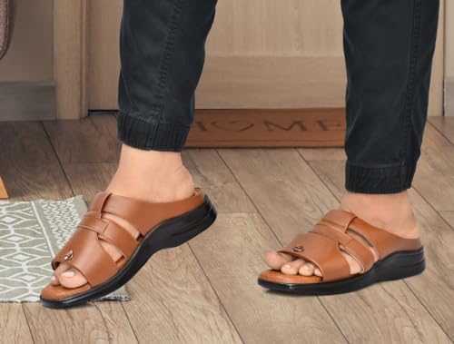 Image of HEALTH FIT Extra Soft Diabetic & Orthopedic Slippers /Doctor Sole Chappal & Comfortable LightWeight Foortwear For Men's-702