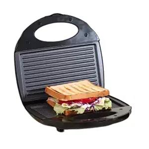 Techking Electric Panini Press Grill Breakfast Sandwich Maker with Nonstick Two-Sided Hot Plates, LED Lights & Thermostat Control, Perfect for Cooking Burger & Grilled Cheese
