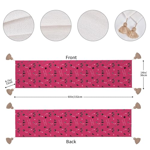 Chemin de table lavable pour protéger la table des taches - 5
