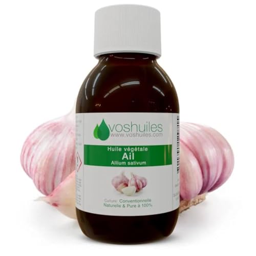 VOSHUILES - Huile Végétale d'Ail - Soin Capillaire et Cutané