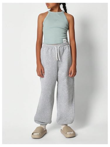 Floerns Girl's Letter Graphic Print Jogger Drawstring Waist Active Sweatpants4