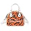 Velour Rhinestone Orange Camo