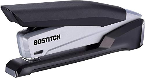 Bostitch Office Executive Stapler - 3 in 1 Stapler - One Finger, No Effort, Spring Powered Stapler, Black/Gray (INP20), 20 Sheets 1