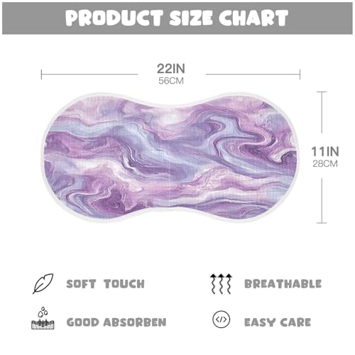 Marble Burp Cloths Cotton Baby Washcloths,Large 22x11in Burping Cloth Absorbent and Soft for Newborn Baby Boys and Girls,1 Pack4