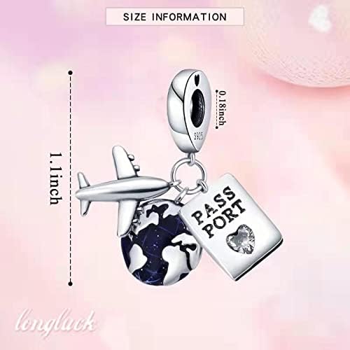 Vista 3 de Cuentas de joyería de cuentas de amor infinito con circonita cúbica que se adaptan a pulseras Pandora para mujer, plata de ley 925, cuentas