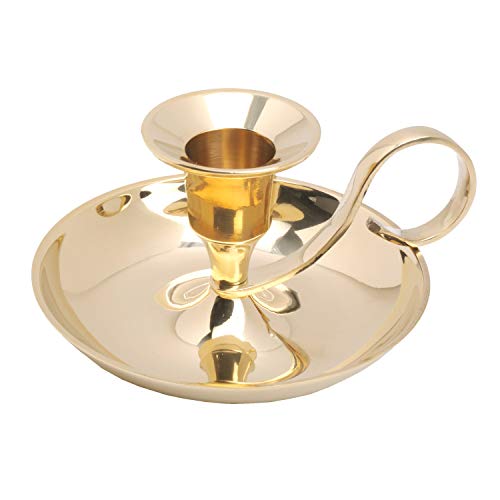 NKlaus Chandelier Laiton Classique Chandelier Antique Hauteur 5cm pour Bougies jusqu'à 22mm Bougeoir 2786