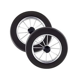 Andersen Ersatzrad-Set für Royal Shopper - Ø 250 mm - Metallspeichen - Vollgummi - Befestigung mit Schnellverschluss - Rad für Einkaufstrolley