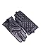 YISEVEN Men's Goatskin Winter Gloves, Fashion Lattice Style, Touchscreen Technology,Black,9