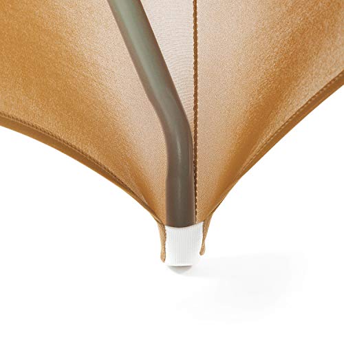 Peomeise 2PCS 6FT Spandex Table Cover Rectangular Stretch Spandex Tablecloth (Gold,6FT) by Peomeise - Used condition - Image 8