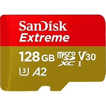 SanDisk 128GB microSD UHS I Extreme 4K