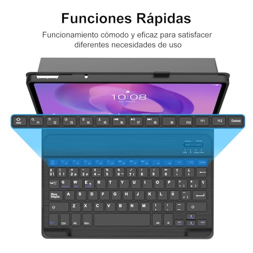 Funda teclado Lenovo Tab M11 para escribir sin cables con Bluetooth ñ 3