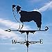 Hundefunktionale Wetterfahne Richtungswetterfahne Dachhalterung, Wetterfahne Windgeblasenes Flugdach Metaltions Windfahne (Border Collie)