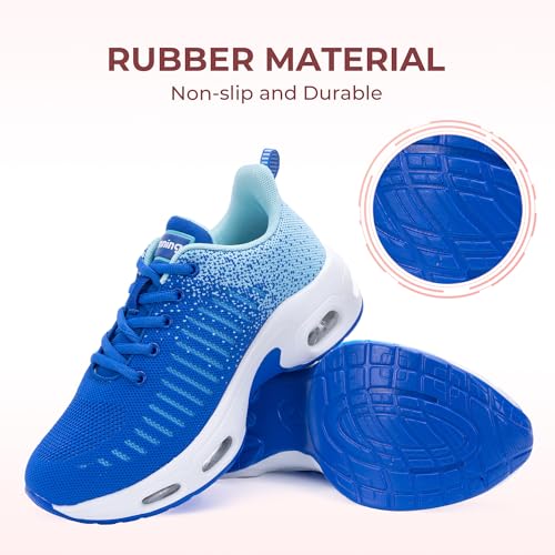 Image of Womens Slip On Tennis Sneakers Walking Running Shoes Easy to Wear