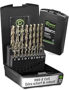 Pinava Metallbohrer Set HSS Cobalt Pro 19tlg