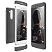 Produktbild CE-Link für Huawei Honor 6X Hülle Hardcase 3 in 1 Ultra Dünn 361 Full Body Schutz Schutzhülle Anti-Kratzer Elegant Stoßfest Hart PC Skin Rückdeckel Glatte Rückseite Bumper Handyhülle - Schwarz