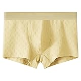 A ARCITON Men's Underwear Soft Jacquard Boxer Briefs Comfortable Underwear for Men,Apricot,X-Large