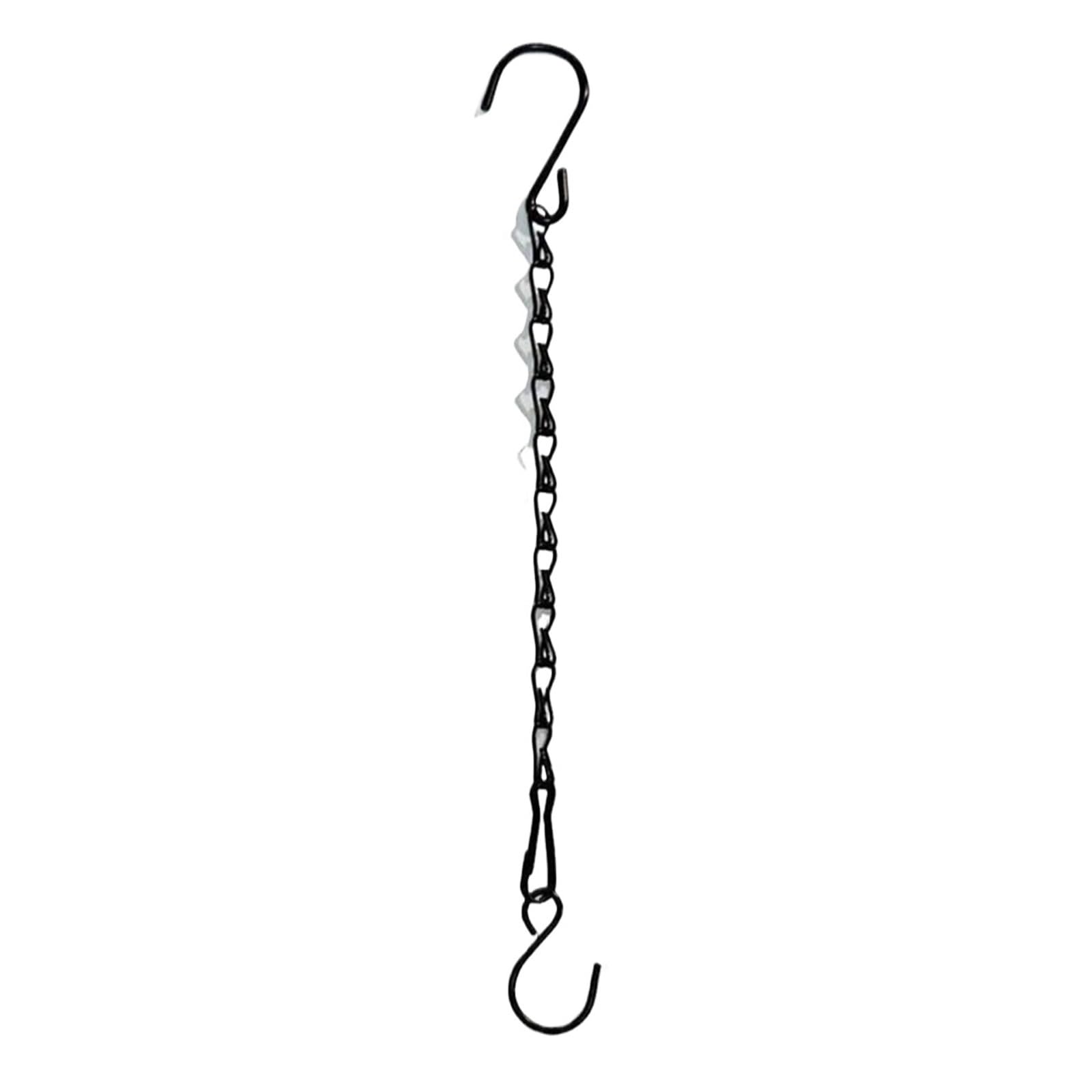 SQQCREATO Hanging Basket Chains 1PCS 29cm / 54cm Hanging Chains For Flower Pot Basket Bird Feeders Planters Lanterns Ornaments Plant Hangers(29CM Black)