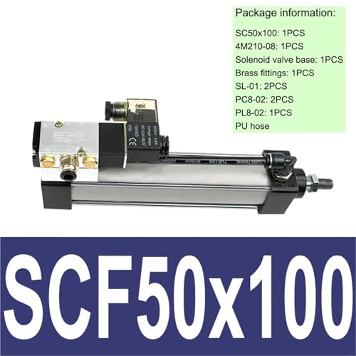 Vérin pneumatique SCF alésage 50 pour automatisation sans aimant - 3