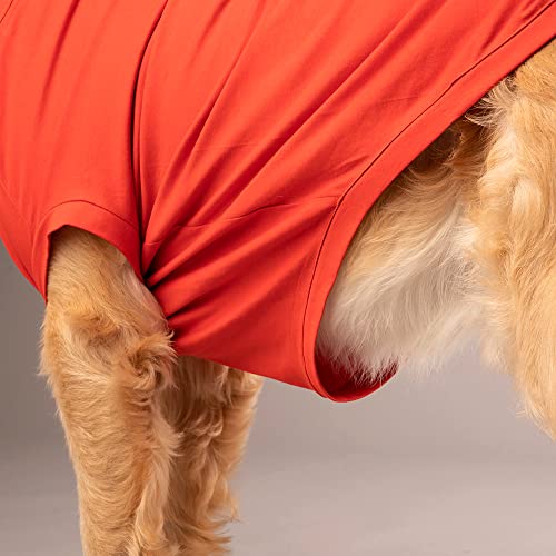 Image of HUFT Treats and Chill T-Shirt for Dog - Deep Coral - XL