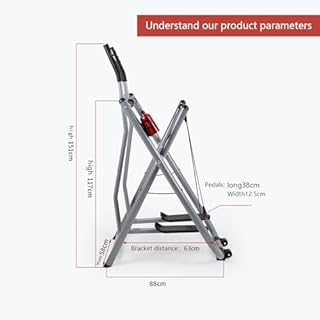 2-in-1 Folding Air Walker Cross Trainer, Low-Impact Full Body Exercise Machine for Home Gym & Office Cardio Workouts