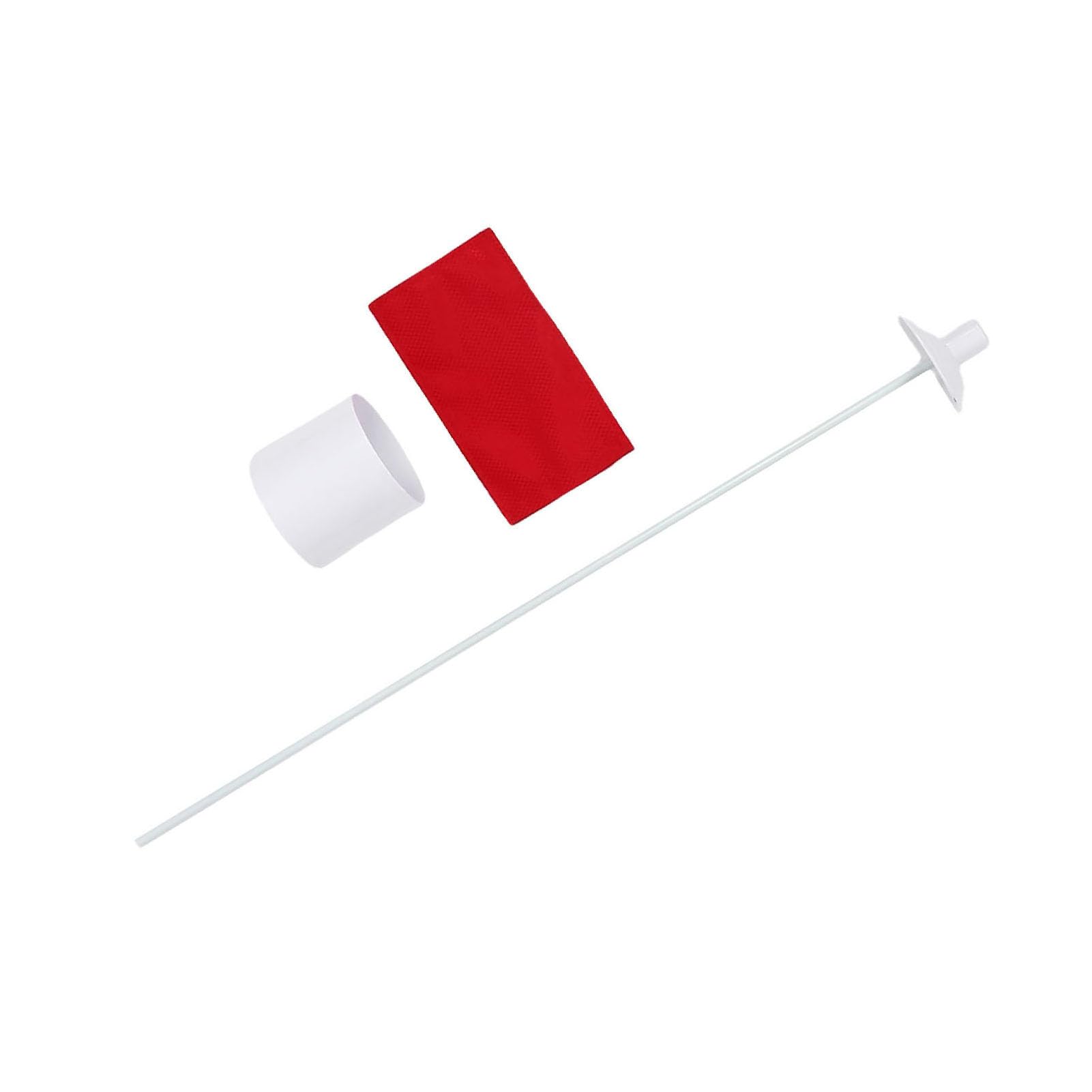 Putting Green Flagstick-Set, Langlebige Drainagelöcher für Outdoor-Übungen auf Platz, Kunststoff-Nylon