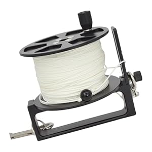 Höhlentauchrolle bietet 100 m / 120 m / 160 m langes, hochfestes Tauchseil für präzises Navigieren in Höhlen und Wracks Verschleißfeste Tauchausrüstung